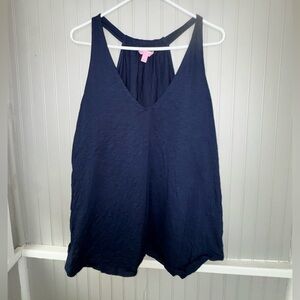Lilly Pulitzer Navy Sleeveless Tank Top
